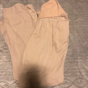 Maternity khakis